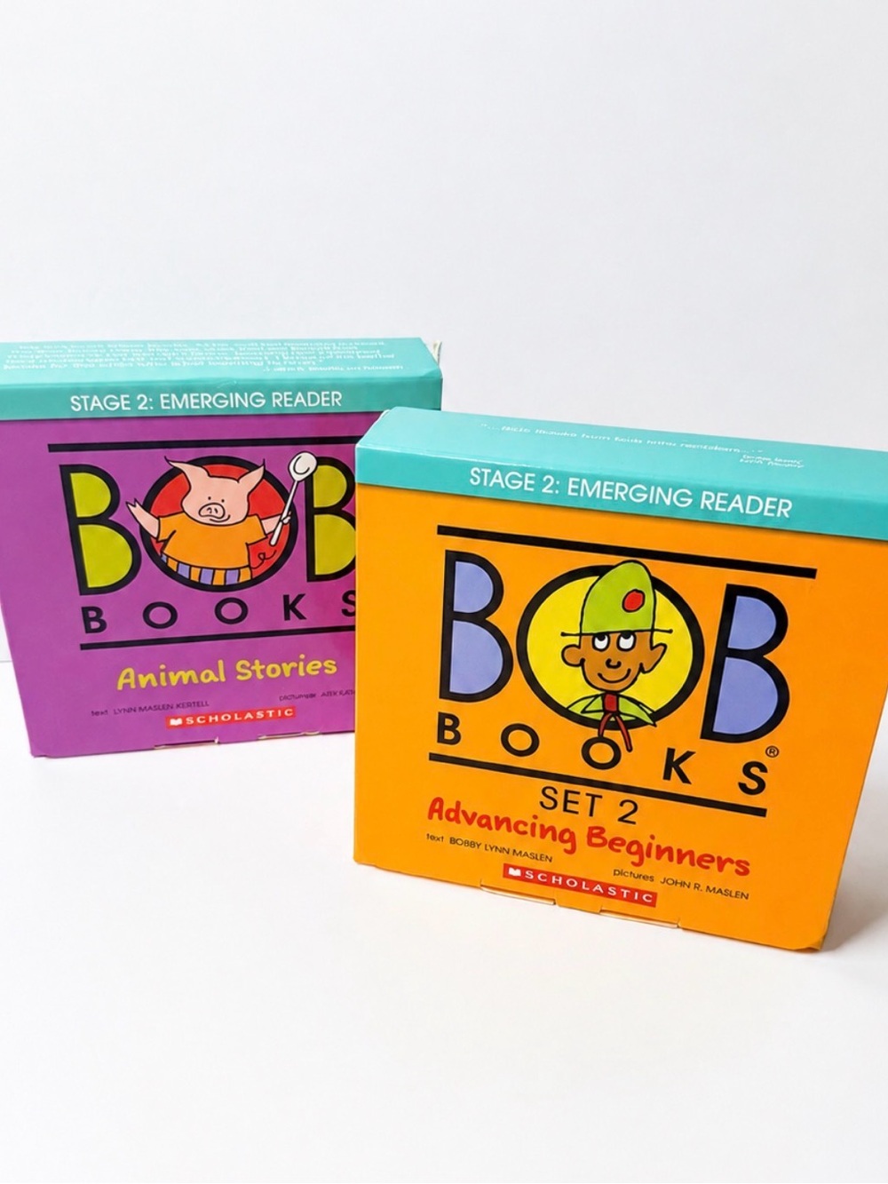 Scholastic Bob Books Set 2 Advancing Beginners - Orange & Teal